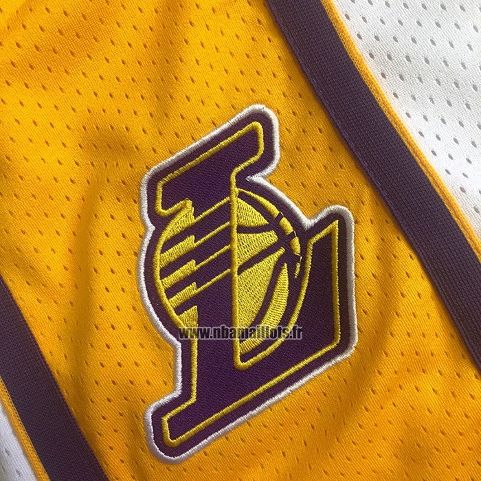 Short Los Angeles Lakers Mitchell & Ness 2009-10 Blanc